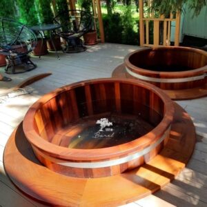 купель деревянная круглая