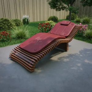 Шезлонг | Каштан (HZ158)