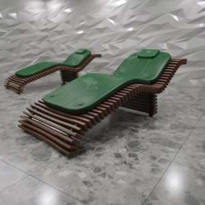 Шезлонг из термодуба (HZ157)