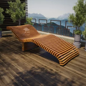 Шезлонг | Термобереза | Без матраца (HZ161)