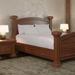 Кровать "Валенсия". Двуспальная, каштан. (KR199)