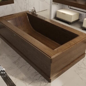 деревянная ванна