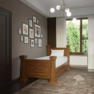 Кровать "Ричард". Односпальная, тик. (KR207)